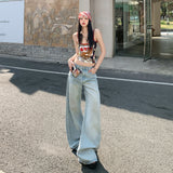 26Th Ootd!| Spring 2026 New Old Cat Must Be Wrinkled Loose Broad-Legged Jeans Small