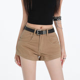 White Spice Girls Cowboy Shorts Women's Summer 2026 New Explosion High Waist Slim A-Plumped Buses Hot Pants