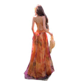 Tyrand Resort Island Wears A Beach Dress Women's Summer Long Atmosphere With A Beautiful Sling Dress With Thin Skinny