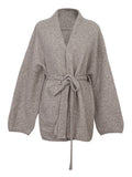 Cardigan Sweater ~ Lazy Knitted Shirt Early Autumn Big Cardigan Cashmere Jacket Autumn And Winter