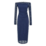 Famous Temperament Shoulder Repair Slimming After The Opening Of The Lace Dress Sexy Birthday Evening Dress New
