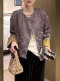 Twilight Mountain Floating Scene | New Chinese Style To Improve The Old Money Retro Wreet Jacket