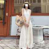 French Design With A Sense Of Luxury Sleeveless Vest Dress Women's New Loose-Fitting High-End Long Dress In Summer