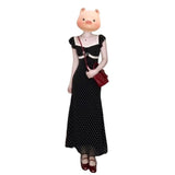 Wavepoint Dress Women's New French Lead Flying Sleeves In The Summer Of 2026