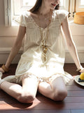 Mint South French Holiday Heavy Industry Lace Girl Fashion Set Summer