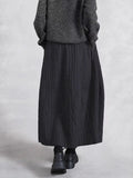 Relaxing Waist Half-Dress Dress 2025 Autumn Dress New Women's Fashion Simple Loose Model Thin Taut Skirt