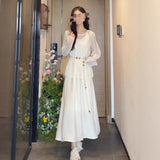 White Hanging Licks Women's Summer 2025 New Gentle And Style Temperament Wears A Seaside Vacation Dress