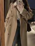 Windy Woman 2025 Autumn New Korean Small Medium And Long Coat Temperament British Style High-End Coat
