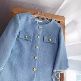 Small Fragrant Coat Women's Spring And Autumn New French Wind Blowing Street Loose Temperament Long-Sleeved Top