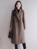 New Hair Coat Coat Woman New Coat In The Spring And Autumn Long-Term Large-Size This Sub-Korean Version Of Loose Coat Woman