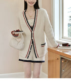 Floating Light Knitting Small Fur Three-Piece Set Of Alpaca Wool Knitting Small Fragrant Style Knitting Set