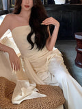 Milan Holiday Shoulder Tsets Women's Spring Summer Casual Broad Leg Pants New Chinese Two-Piece Set
