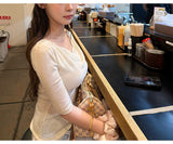 Beautiful Sister Swing Secret Water-Soluble Silk Wool Coat Lightly Cooked Niche Does Not Hit The Top