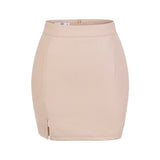 Famous Sexy Pink Bag Hip Skirt Autumn Temperament OL High-Waisted Tight Skirt Short Skirt New