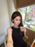 Beautiful Hottie Waist Dress Women's Dress French Temperament Gold High-Grade Small Black Dress Birthday Dress Skirt