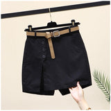 Casual Shorts Women 2025 Summer Dress New Half-Body Skirt Korean Version Thin A-Song Tight Waist Skirt Trousers Spring Autumn Tide