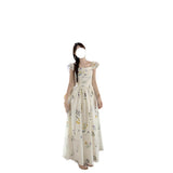 Small Flying Sleeve Square Collar Broken Flower Dress Women's Summer 2025 New Seaside Vacation Tea Break French Temperament Dress