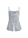 New Chinese-Style Cowboy Sling Vest Women Wear A New Sleeveless Top Sling Vest
