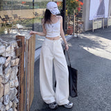 & Vintage | Deconstructing The Thrombosis | Knife Trousers Women's Rice White Trousers Trousers Women's