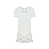 Fake Two Dresses Hollow Pure Sexy Hot Babes Tight-Buffed Short Skirts Women Summer 2025 New Dress