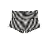 Lyselle Knitted Shorts Girl Autumn Design Hottie Street Thin Roll Waist A Word Hot Pants Striped Pants