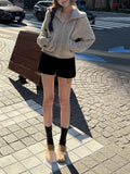 Heavy-Pound Coarse Needle Four-Color Fixed Dye-Cifting Knitted Jersey Women's Autumn Two-Color 1:1 Sweater Coat Woman