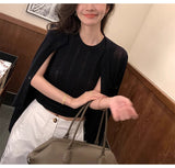 Self-Stay! Red Standard Yangzi Set Of Women's Knitting Casual Shirt Vest Two Sets