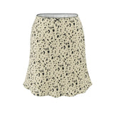Vintage Oil Painting Flower Half-Dress Girl Spring And Summer New Design High-Waist Sexy A-Word Ass Short Skirt Printed Skirt