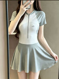 2026 New Swimsuit Girl Girl Girl Swimsuit Dress Swimsuit Swimsuit Summer Sports Body Cover