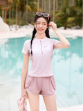 Wow New Split Sports Swimsuit Female Student Shading Belly Swimsuit Hot Spring Holiday Swimsuit Bolisi 2523