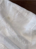 White Cotton Trousers Women's Summer Thin Women's Trousers High Waist Lint Slacks Linen Broad Leg Trousers Sunscreen