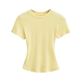Kardashian's New Short-Sleeved T-Shirt With Spring And Summer Sexy Ants Round-Neck Tight-Up T-Shirts