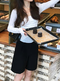 Strict Selection Slide Tria Acetic Acid Ballet Set Ice Naked Sun Protection T-Shirt Woman Collar Top + Bud Skirts Sunscreen