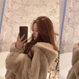 Soft Fabric Coat Women's Autumn And Winter 2025 New Korean Style Loose Solid Color Thin Outer Wear Fashion Top