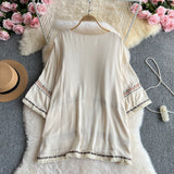 Bohemian Holiday Coat Woman Summer Beach Outside Wearing Heavy Industry Embroidery Loose Cardigan Shawl Sun Protection Shirt