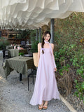 2026 Summer New Gentle Holiday Style Design Atmosphere Flowing Temperament Sling Dress Dress Female Chic