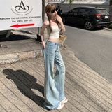 YC& Vintage Low-Rise Tice Trousers Slimming Spring And Summer Jeans Women & Trousers Lengthened