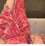 [Manjushahua] New Chinese Old Money Style Squint Embroidered With Sleeveless Vest Outside + Velvet Burning Flower Dress