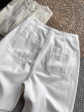 Treasure Trousers, Big Thin! Imported Cotton Sickle Jeans Women Early Autumn Cocoon High-Rise Thin Nine Trousers