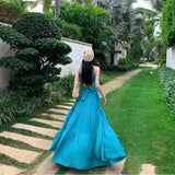 The Same Sexy Wind-Dexing Collared Neck Dress Body Slim Thin Open-Temper Temperament Long Dress