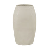 Korean Elastic Pu-Skin Skirt Women Autumn Pink Ass Skirts Slim High Waist Skirt Mid-Skirt Temperament Half Skirt