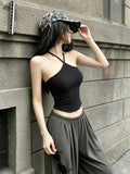149# Summer New Pure Lust Wind And Back Hanging Waistcoat Female Slime Integrated With Chest Mat On Top