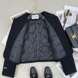 Tuff Inside The Gutter And Cotton French Double Row Fragrant Style Temperament Short Coat Autumn And Winter New 2025 Women's Top Women's Clothing
