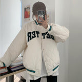 Baseball Uniform Cotton Thick Cotton Cotton Autumn And Winter College Wind Coat Loose Korean Version Of The Original Harajuku Coat In Tide