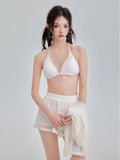 2026 New Women's Lint Swimsuit Thin Belly Loose Three-Piece Set Of Fashion Age Reduction Thin Swimsuit Women