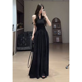 French Dress Women 2026 Summer New High-End Long Dress With Thin Temperament Sleeveless Simple Design Dress