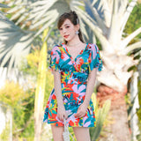 Yan 2026 New Women's Dress Dress Korean Version Of Conservative Belly Thin Chest Gathering Hot Spring Swimsuit