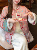The New Chinese Style Songjin Coat Coat Autumn Lady Wears