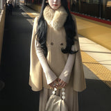 Wool Double Side Of The Cloak Of Wool, The Coat Of Women's Autumn And Winter Short Coat