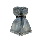 Brassing Fit Panty Women's New High-Rise Thin Leg Shorts Small Casual Jumpsuit Hottie Trousers